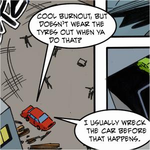 There is supposed to be a funny joke panel here, oh well.